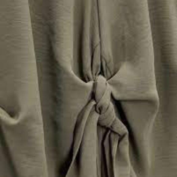 👗Zara Knotted Dress NWT - Green L - Picture 7 of 8